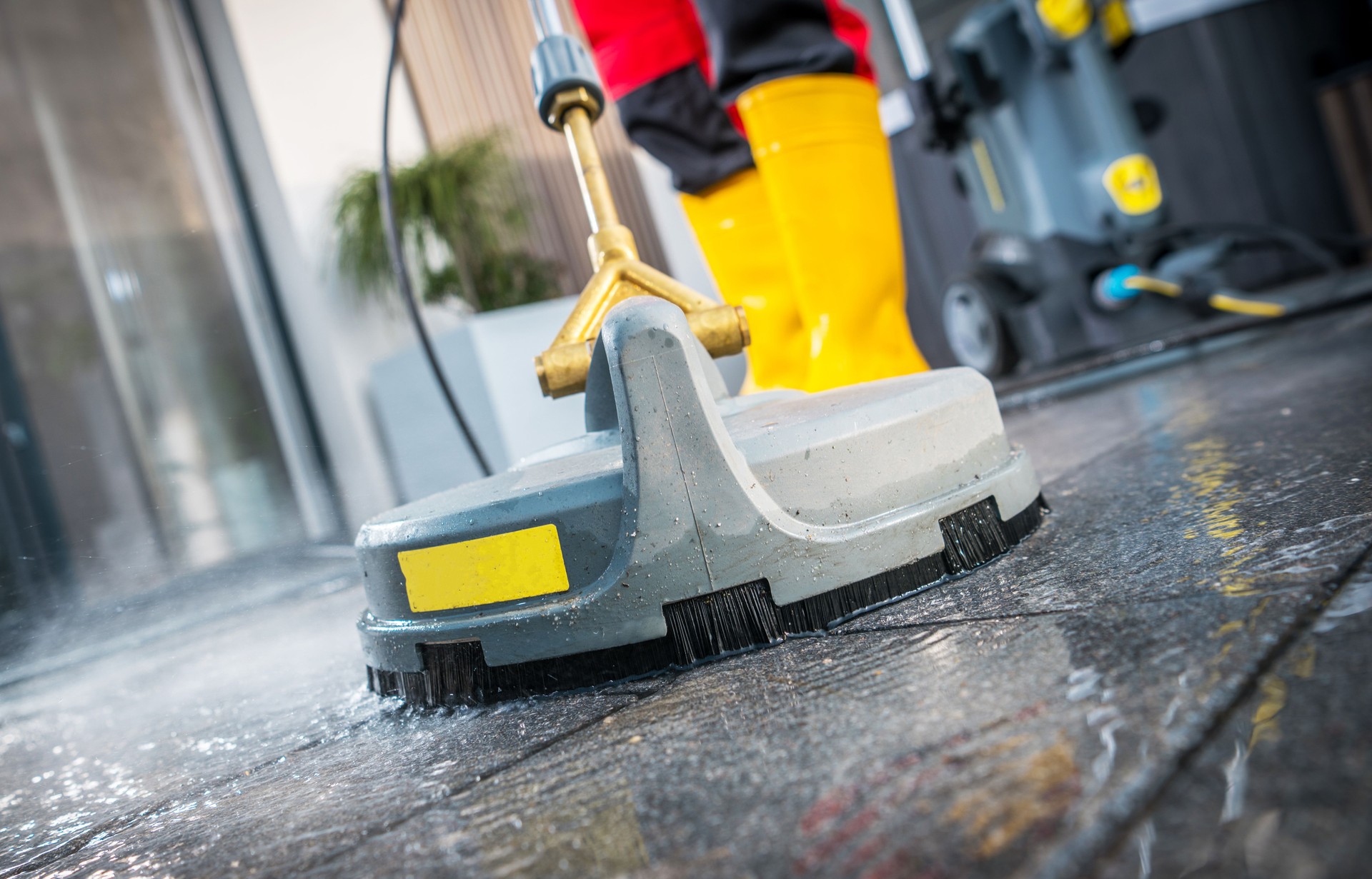 Pressure Washer Concrete Surface Cleaner Attachment
